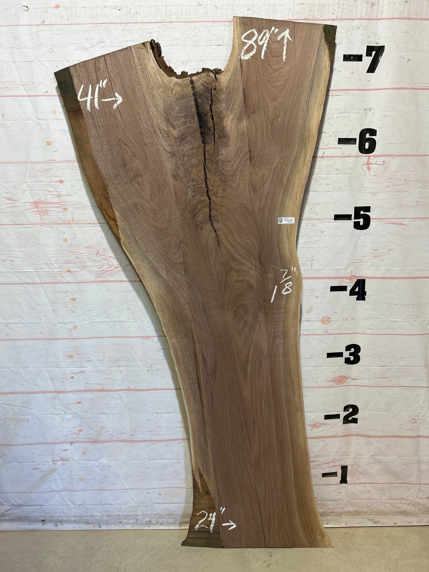 Live Edge Walnut Sku#28043-41