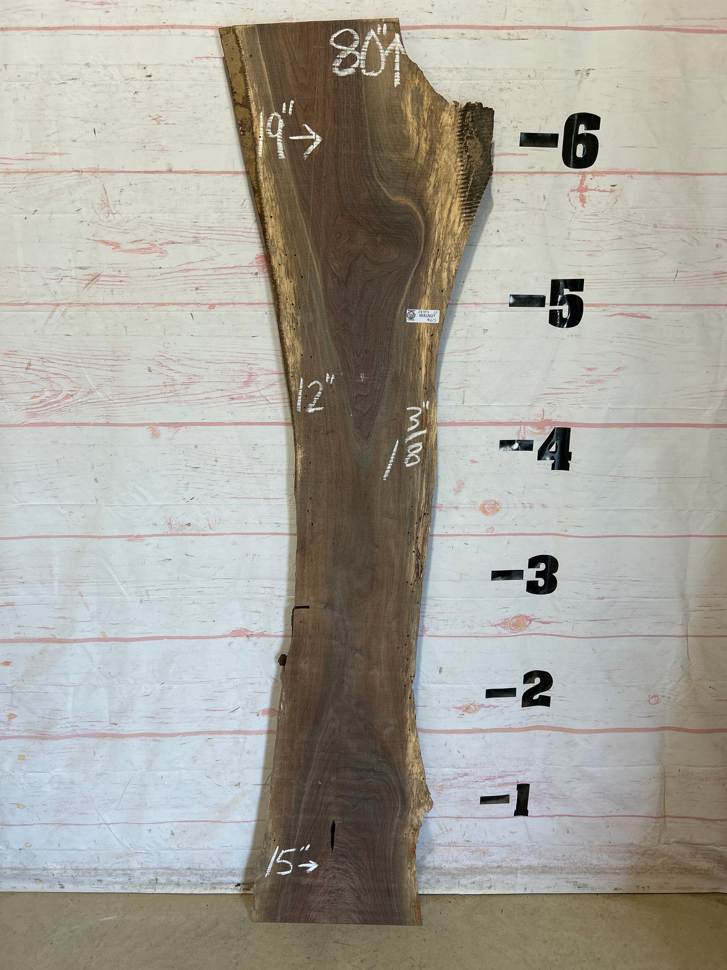 Live Edge Walnut Sku#28393F-13