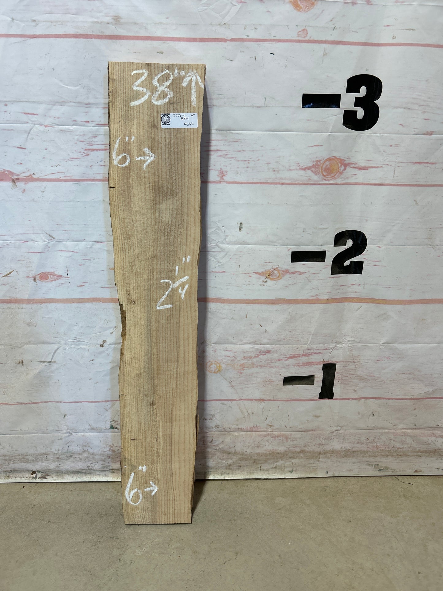 Live Edge Ash Sku#27764M-4