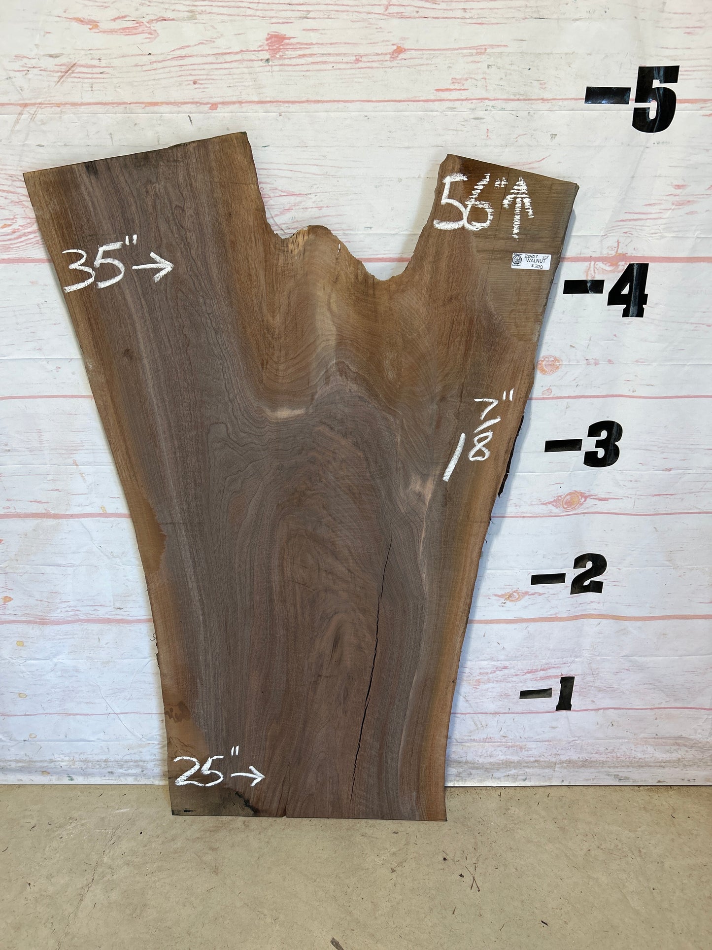 Live Edge Walnut Sku#28407N-23