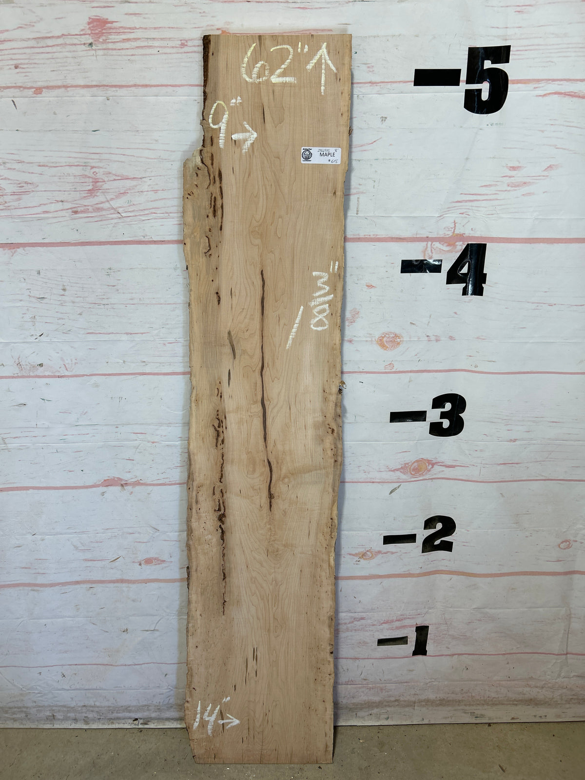 Live Edge Maple Sku#28695B-8