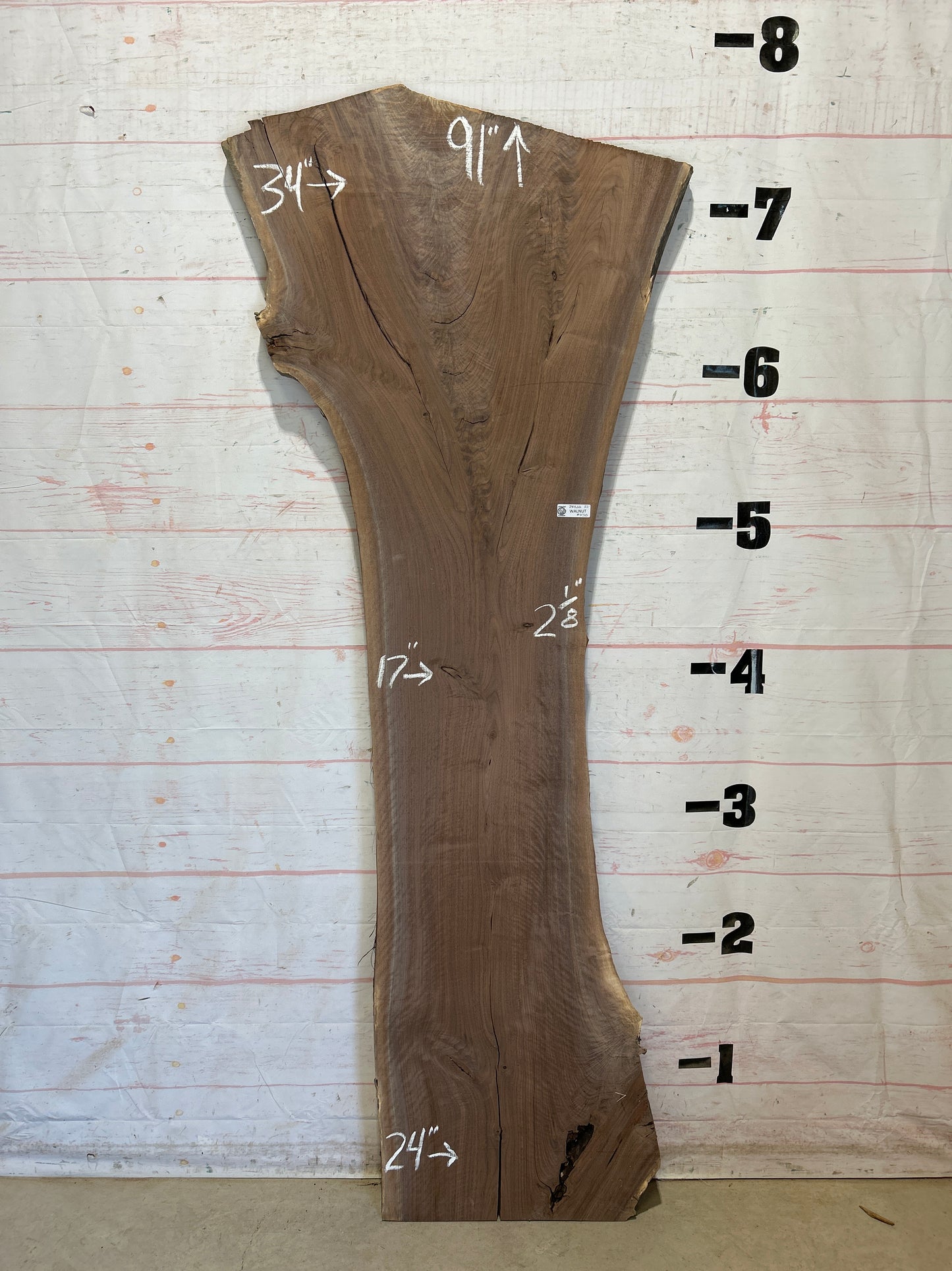Live Edge Walnut Sku#28520J-33