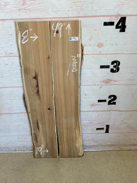 Live Edge Hickory Sku#28614M-10