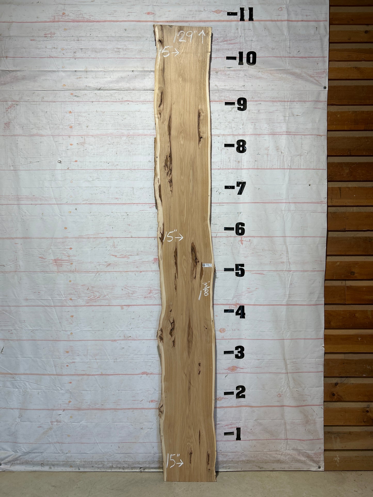 Live Edge Hickory Sku#28602-20