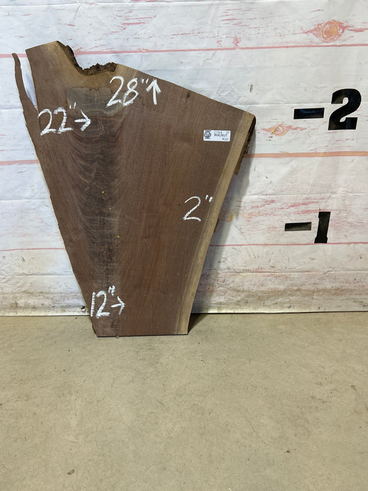 Live Edge Walnut Sku#27768M