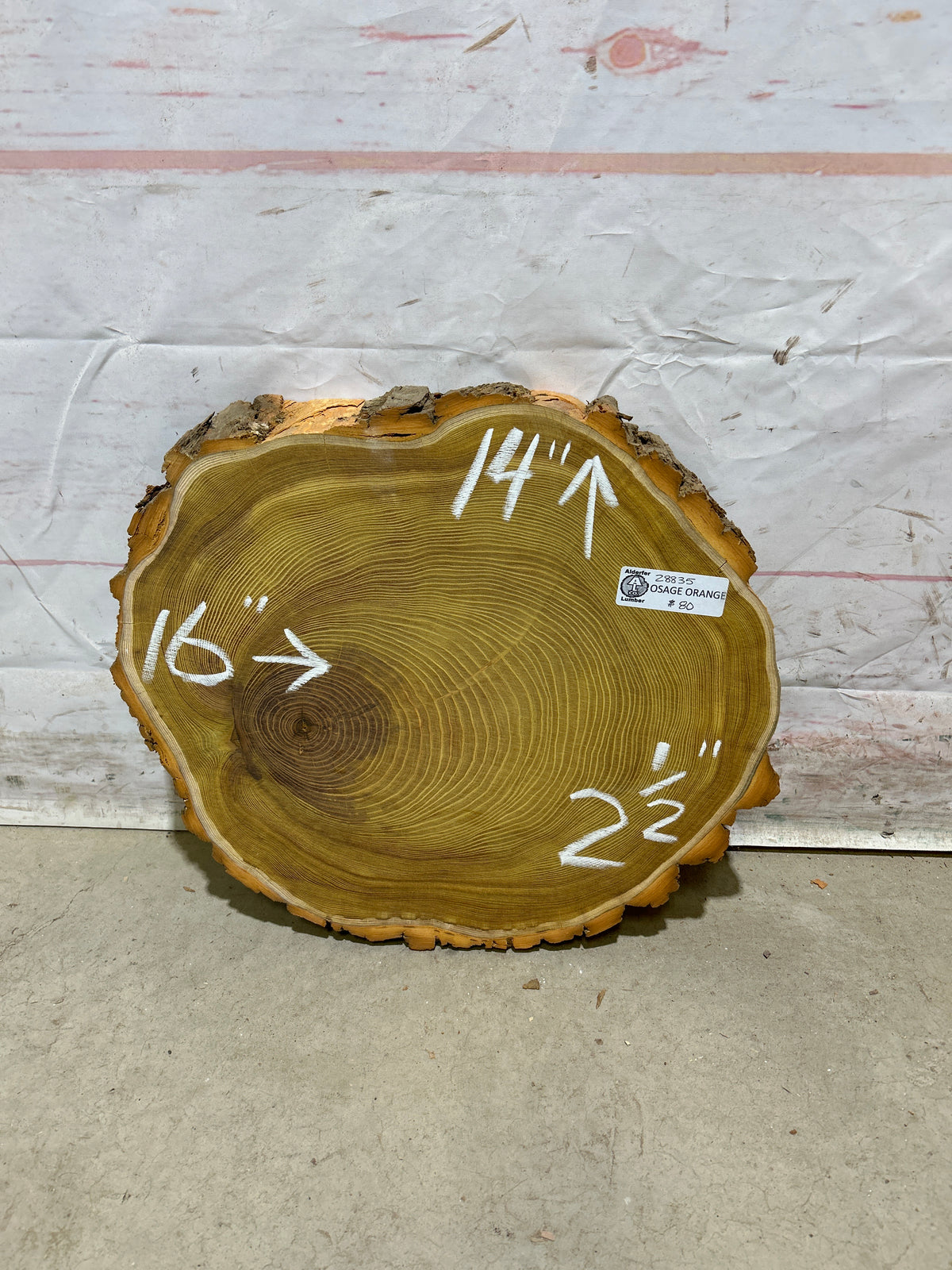 Live Edge Osage Orange Sku#28835M