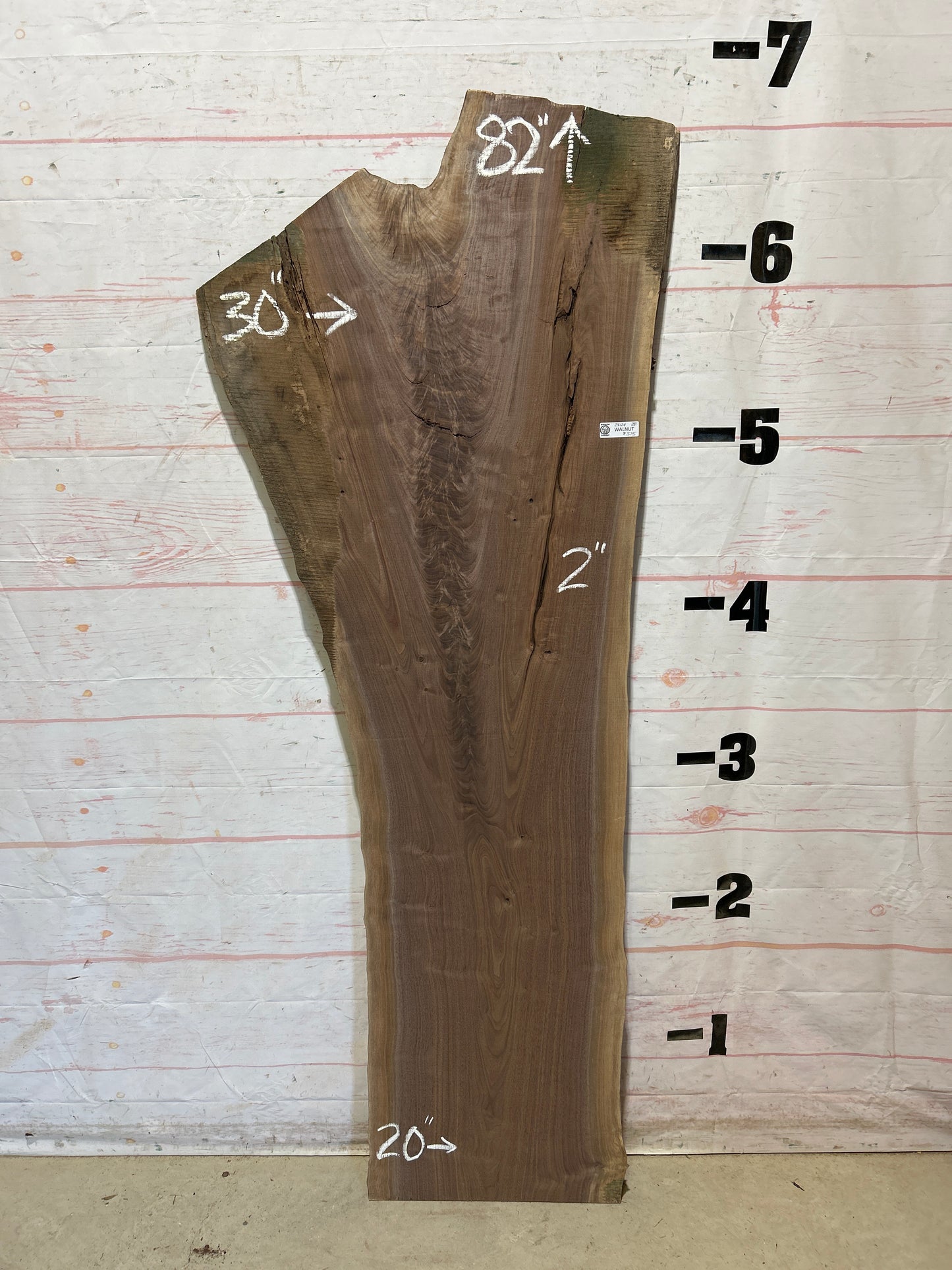 Live Edge Walnut Sku#28124-28