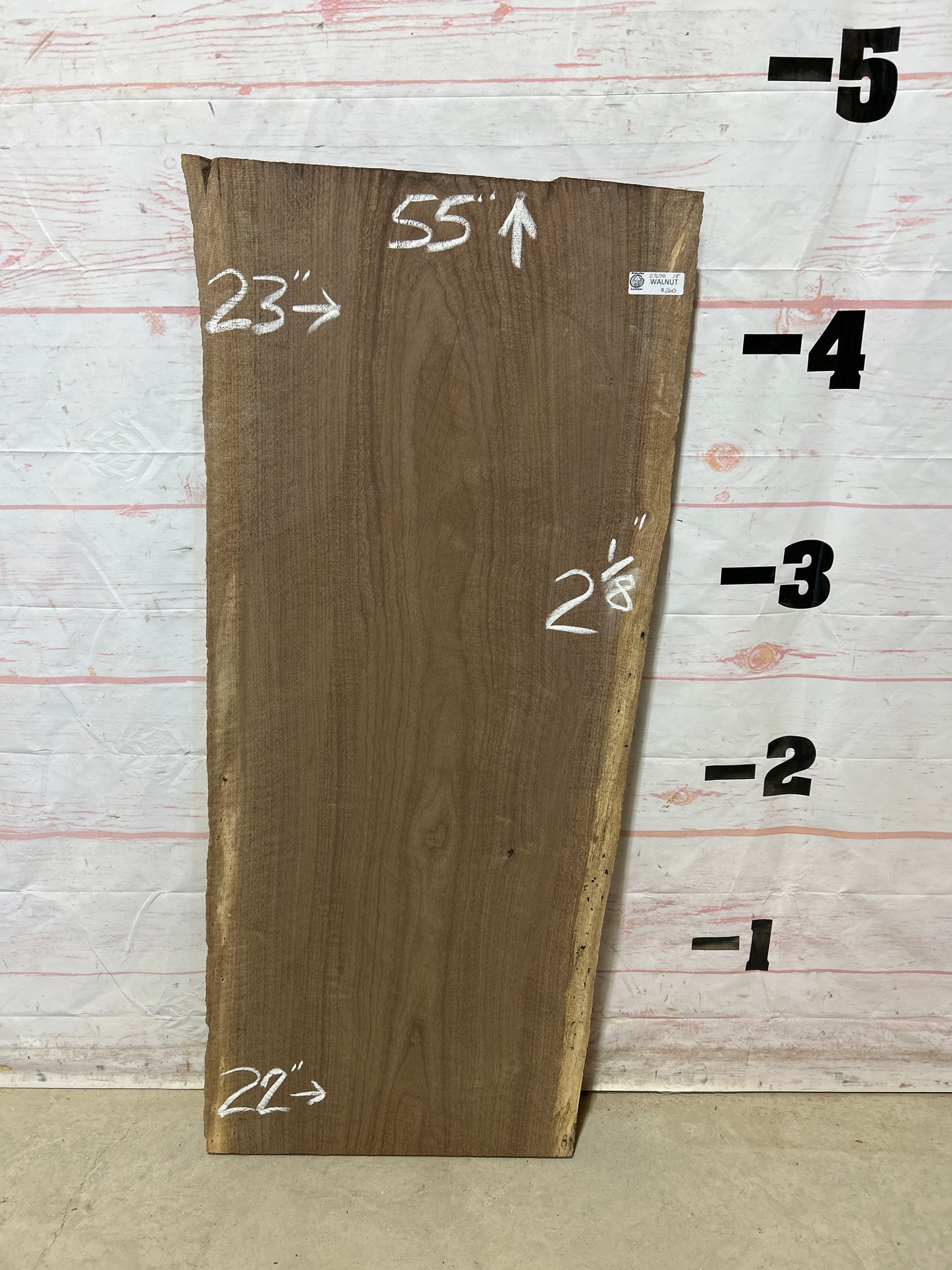 Live Edge Walnut Sku#27690-18