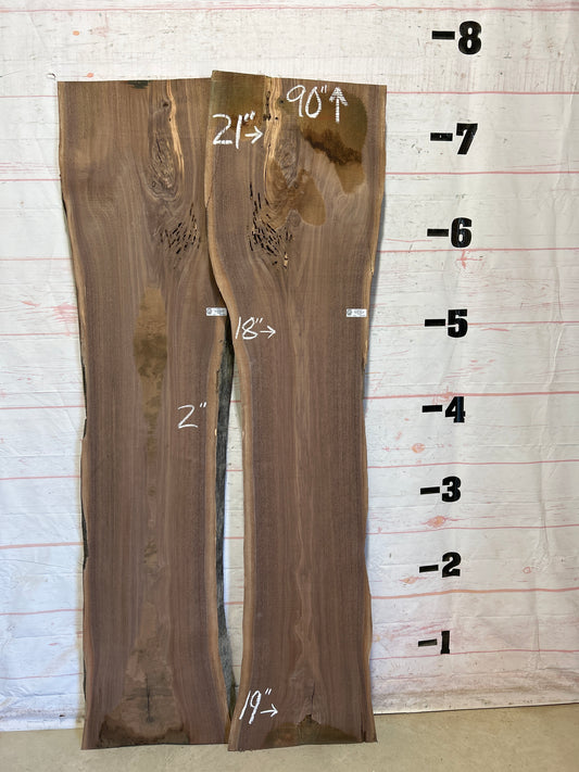 Live Edge Walnut Set Sku#27655K-50