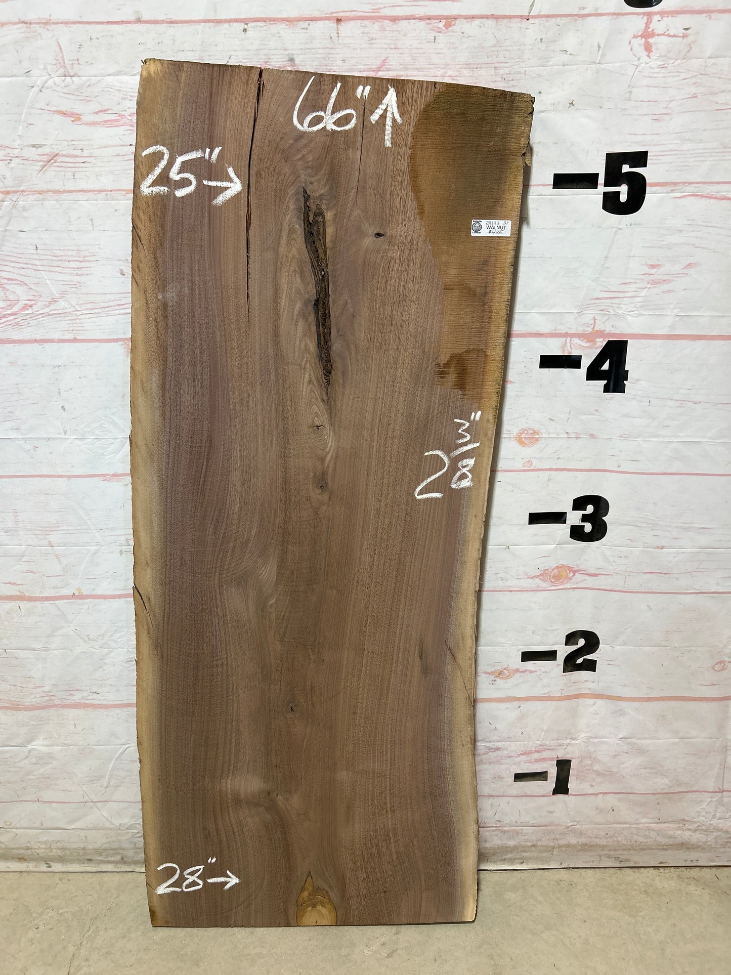Live Edge Walnut Sku#28133G-31