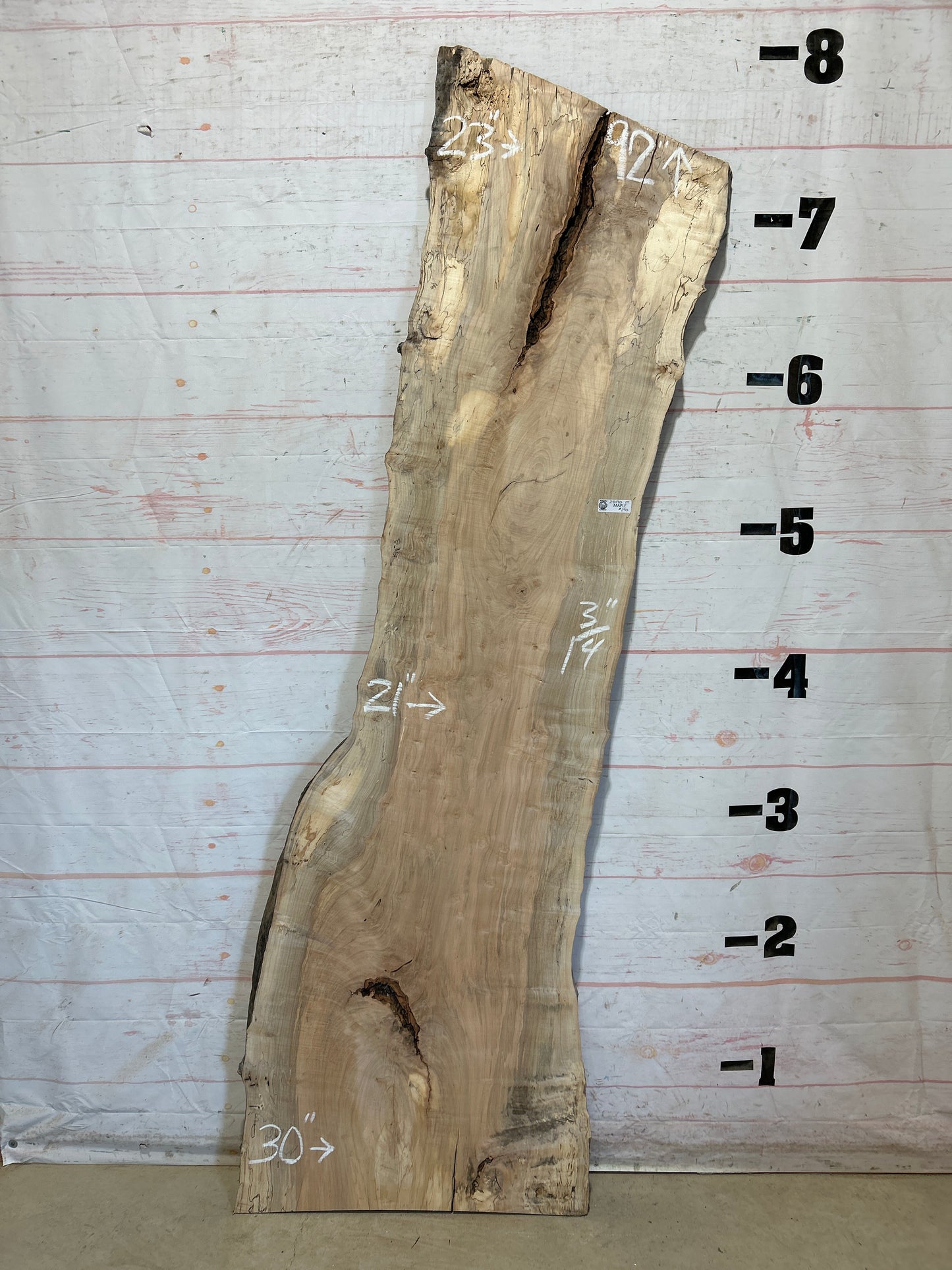 Live Edge Maple Sku#28490-29