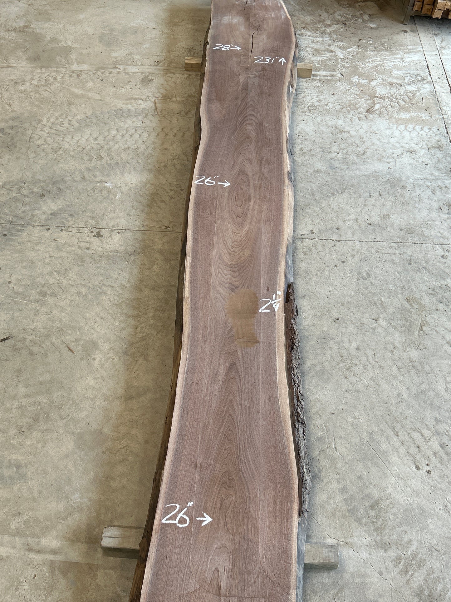 Live Edge Walnut Sku#27942S-97
