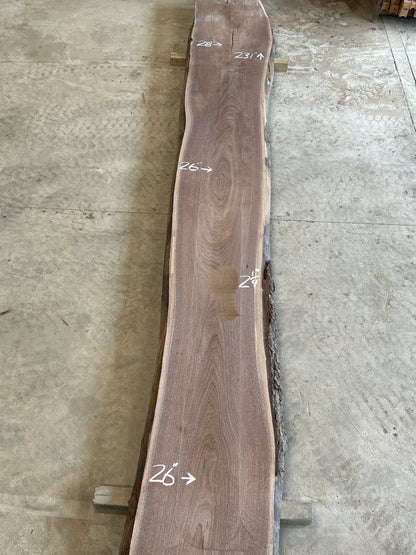 Live Edge Walnut Sku#27942S-97