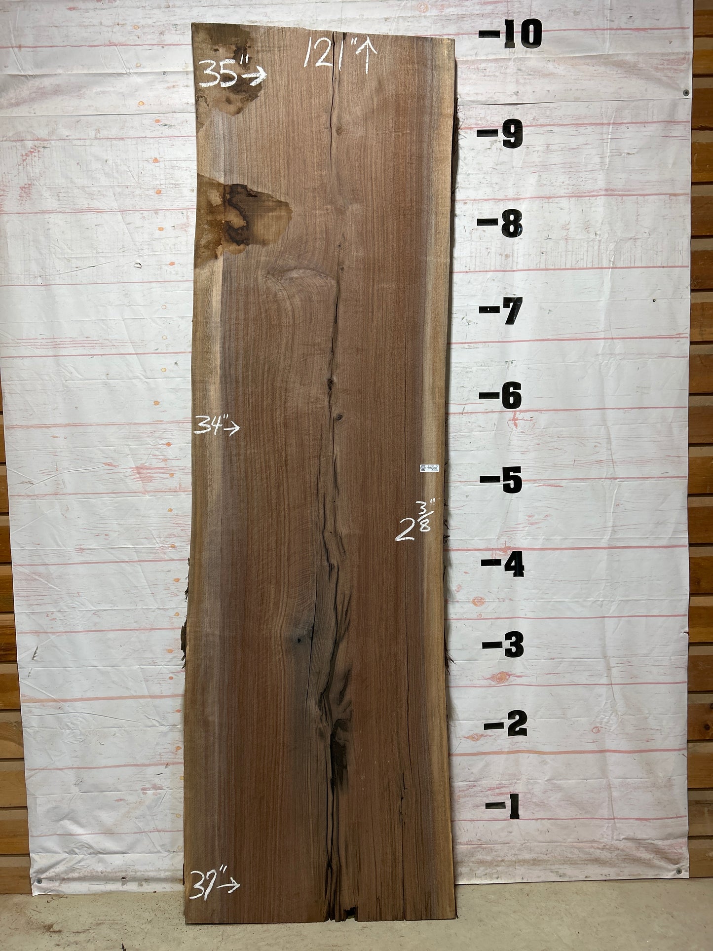 Live Edge Walnut Sku#27249-76