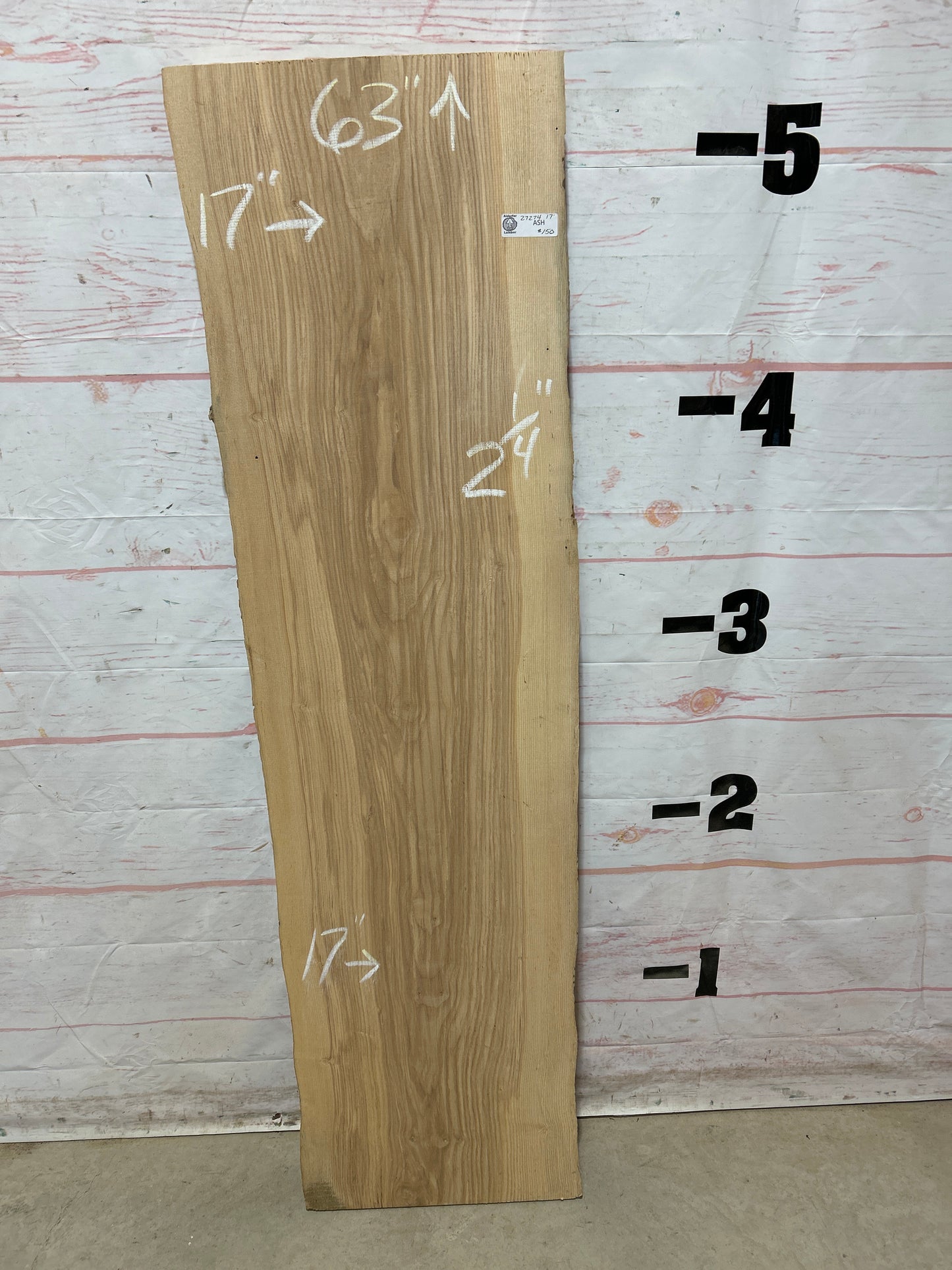 Live Edge Ash Sku#27274M-17