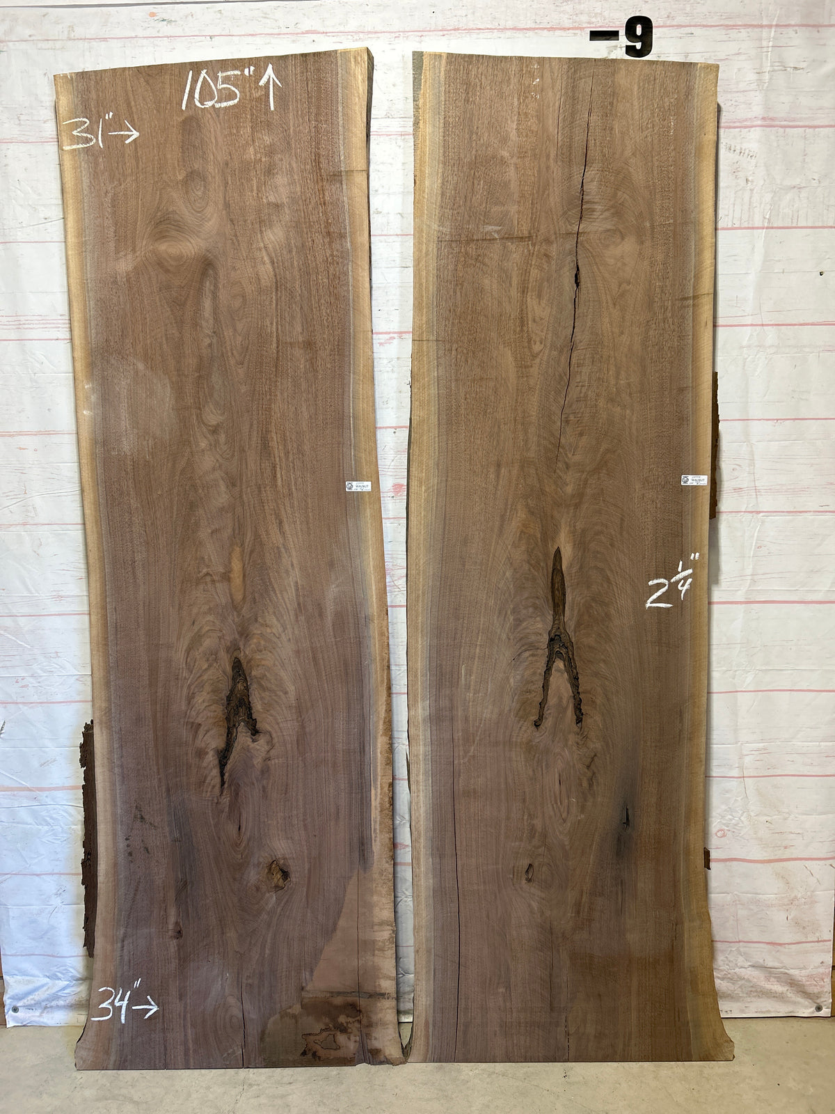 Live Edge Walnut Set Sku#28998-108