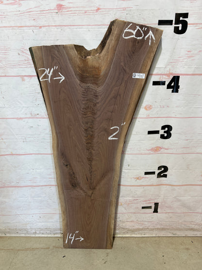 Live Edge Walnut Sku#27961A-16