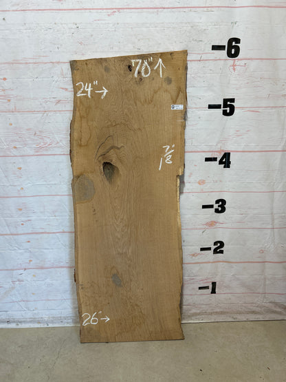 Live Edge White Oak Sku#28764-24