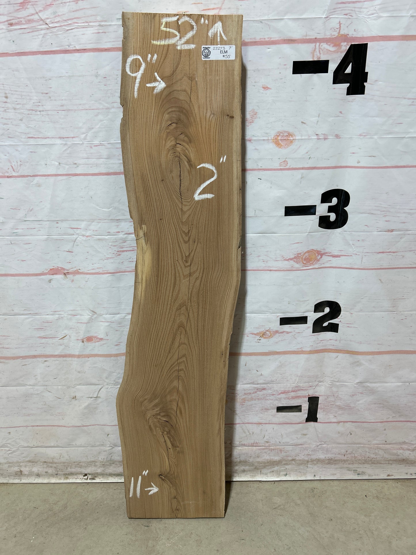 Live Edge Elm Sku#27273M-7