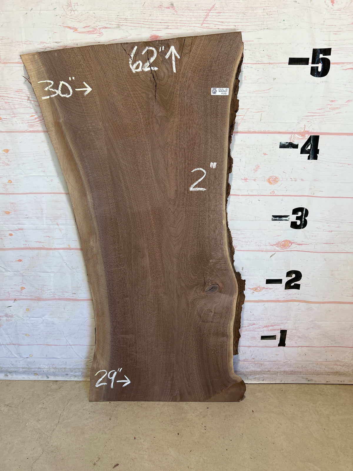 Live Edge Walnut Sku#28626N-26