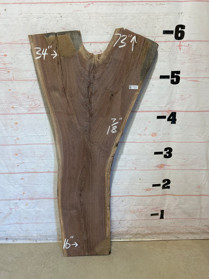 Live Edge Walnut Sku#27661A-25