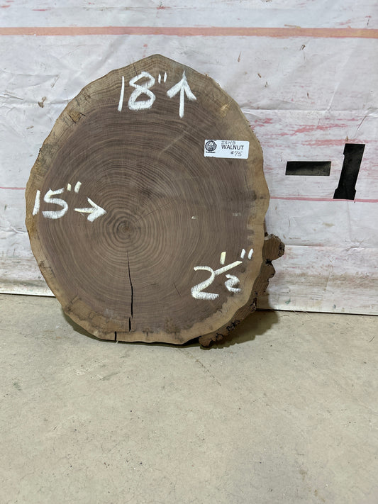 Live Edge Walnut Cookie Sku#28148M
