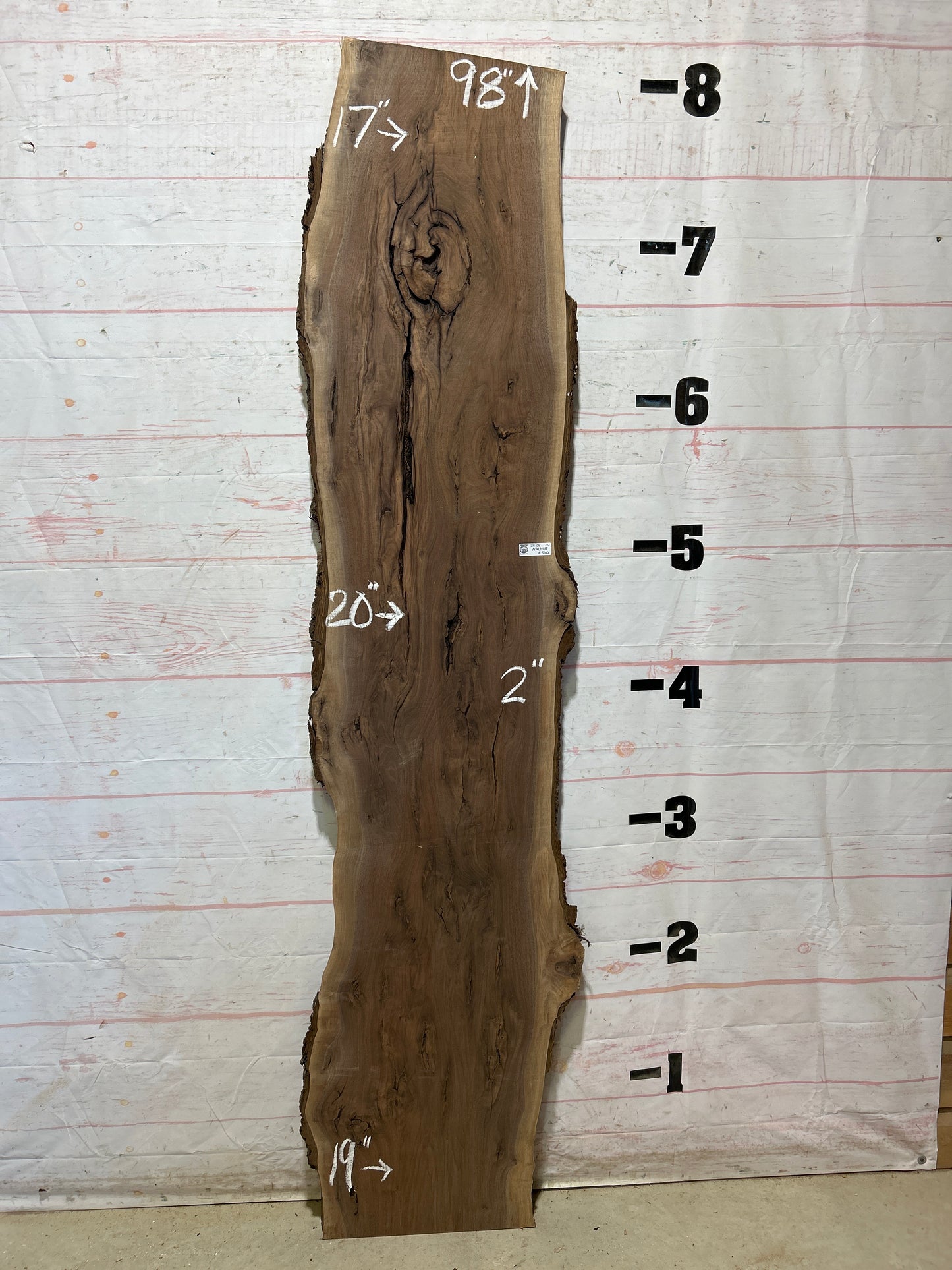 Live Edge Walnut Sku#28108C-26