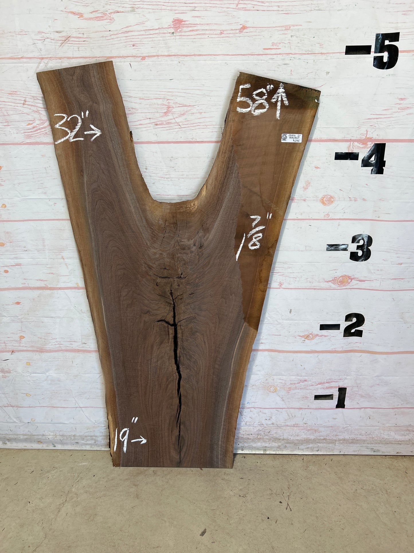 Live Edge Walnut Sku#28406N-21