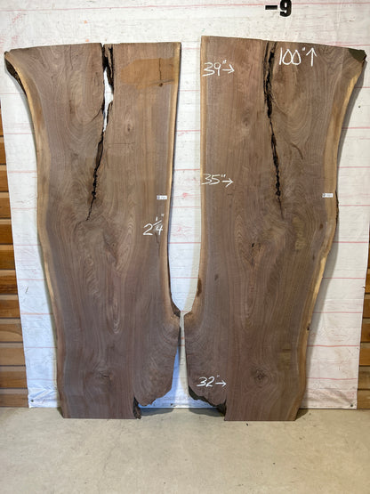 Live Edge Walnut Set Sku#28997-112