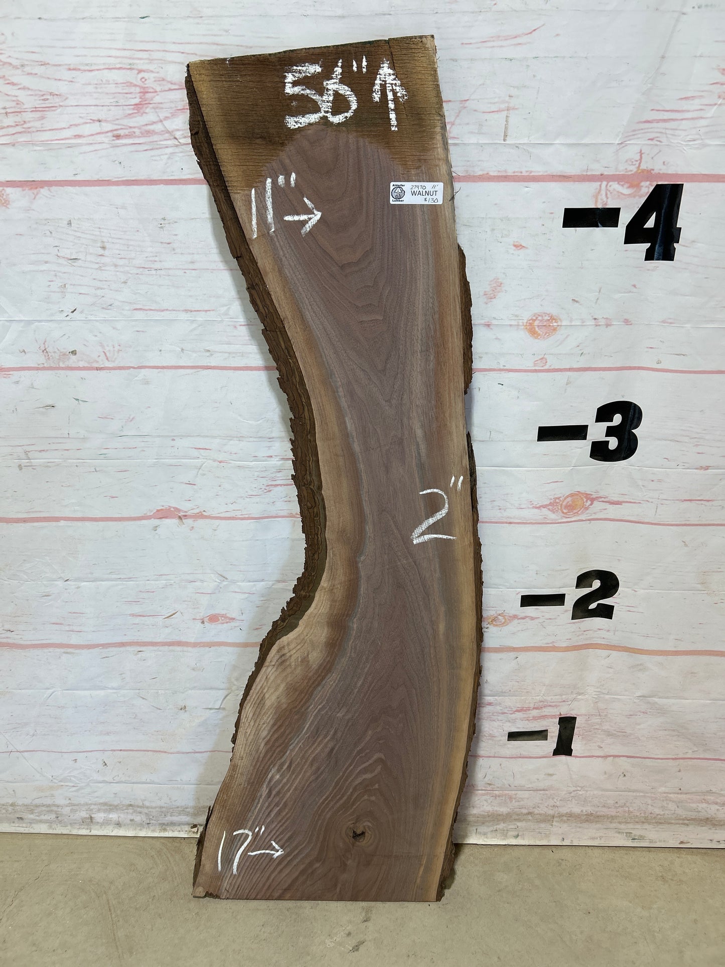 Live Edge Walnut Sku#27970G-11