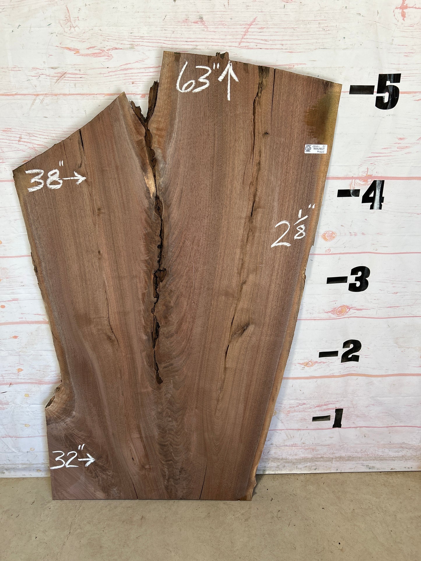 Live Edge Walnut Sku#28401N-31
