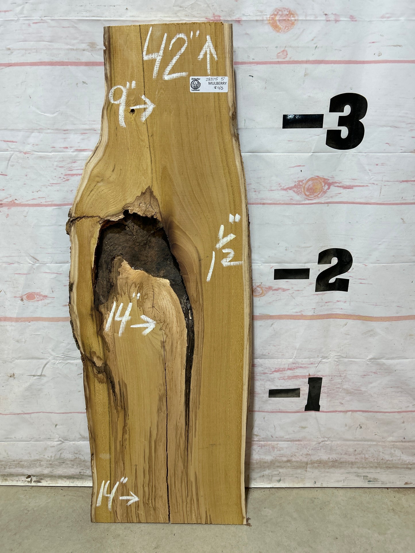 Live Edge Mulberry Sku#28375M-5