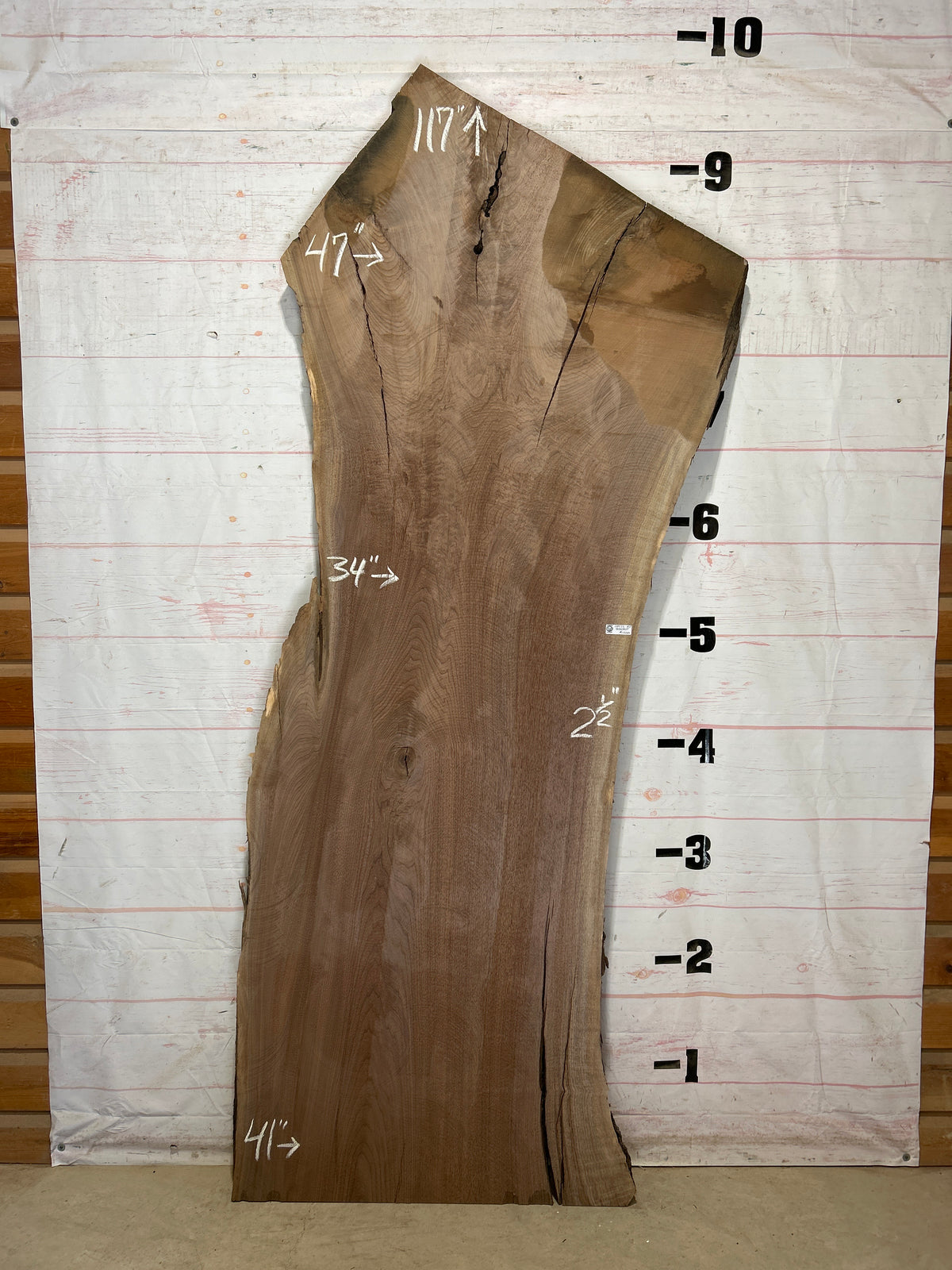 Live Edge Walnut Sku#28973-83