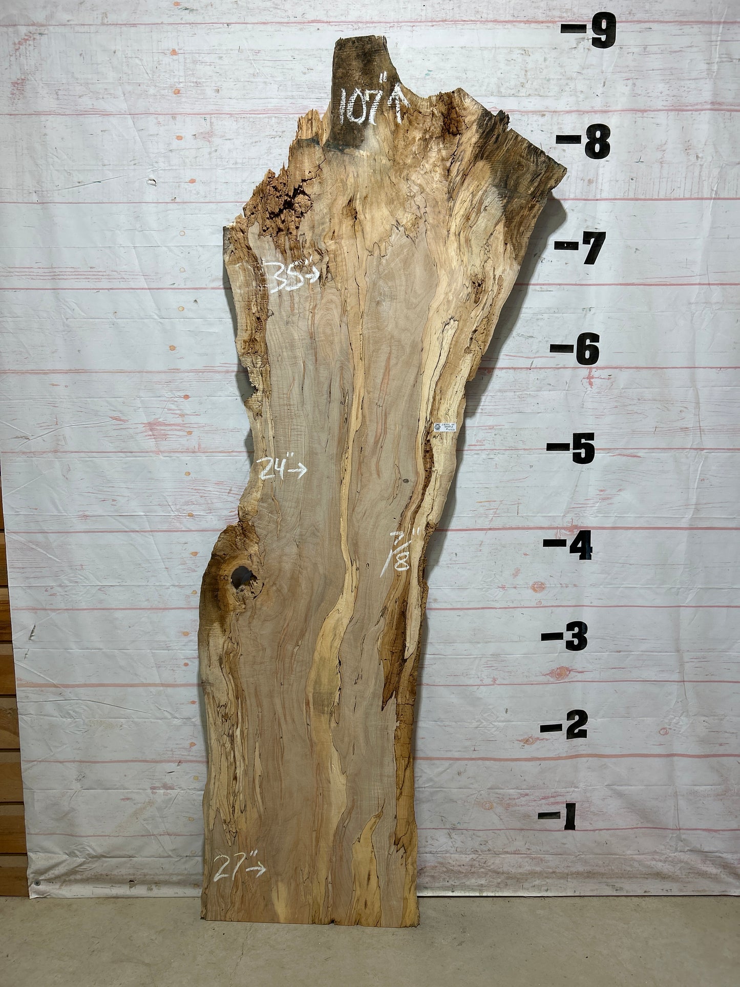 Live Edge Maple Sku#28094B-45
