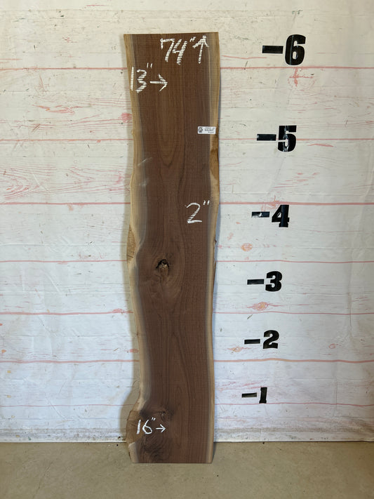 Live Edge Walnut Sku#28895G-15