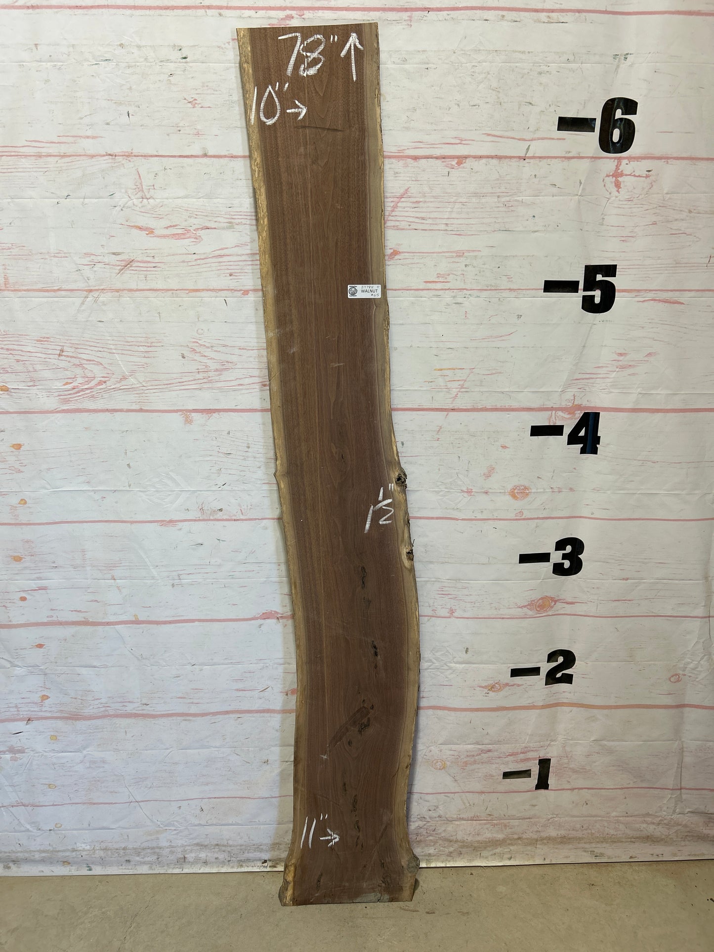 Live Edge Walnut Sku#27785M-9