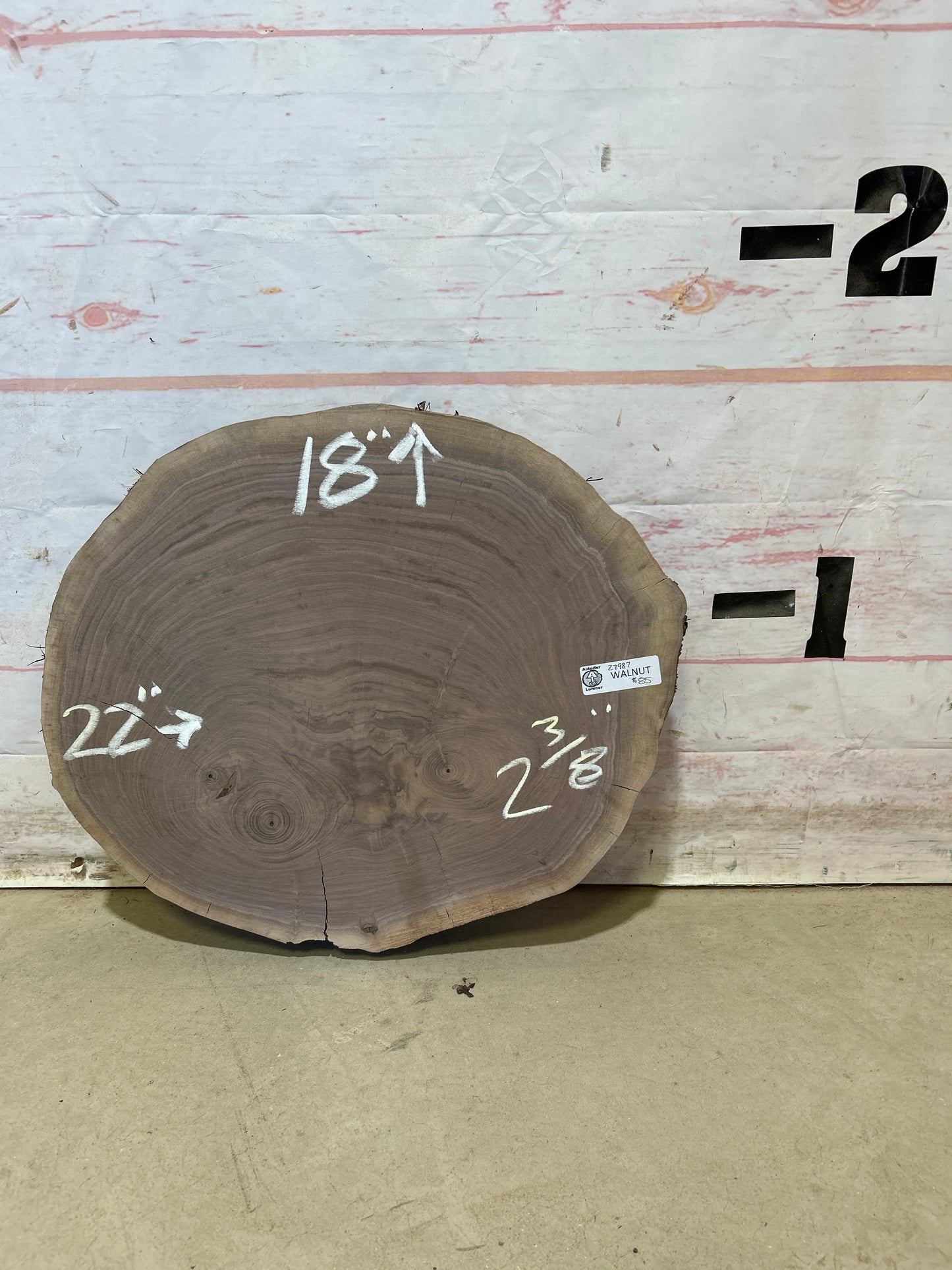 Live Edge Walnut Cookie Sku#27987M