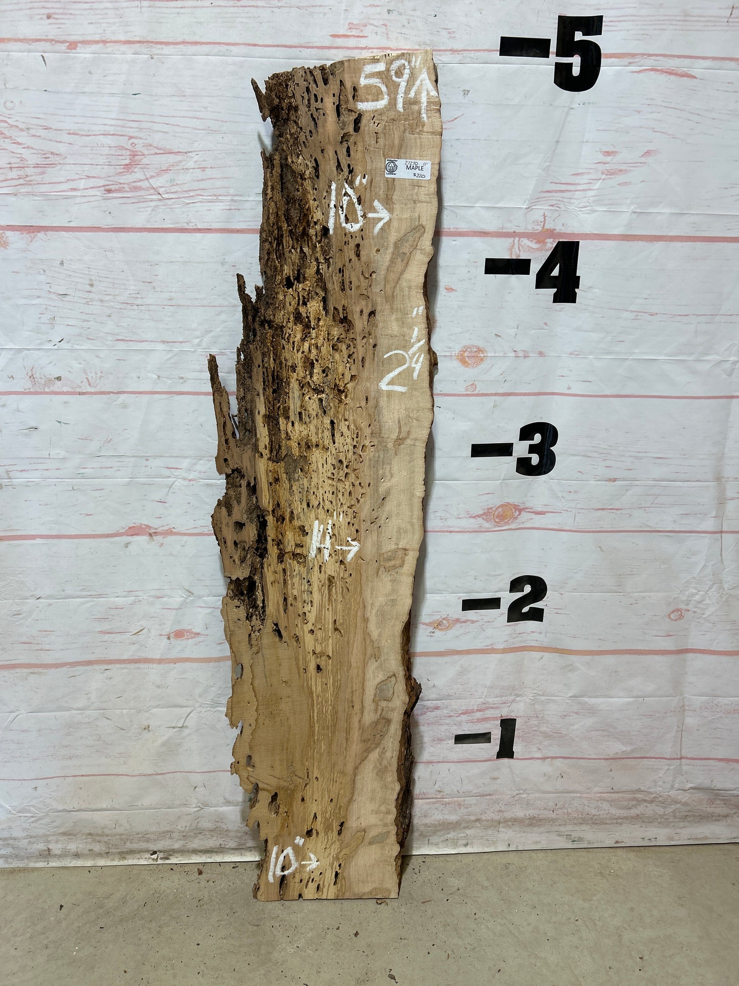 Live Edge Ambrosia Maple Sku#27270-11