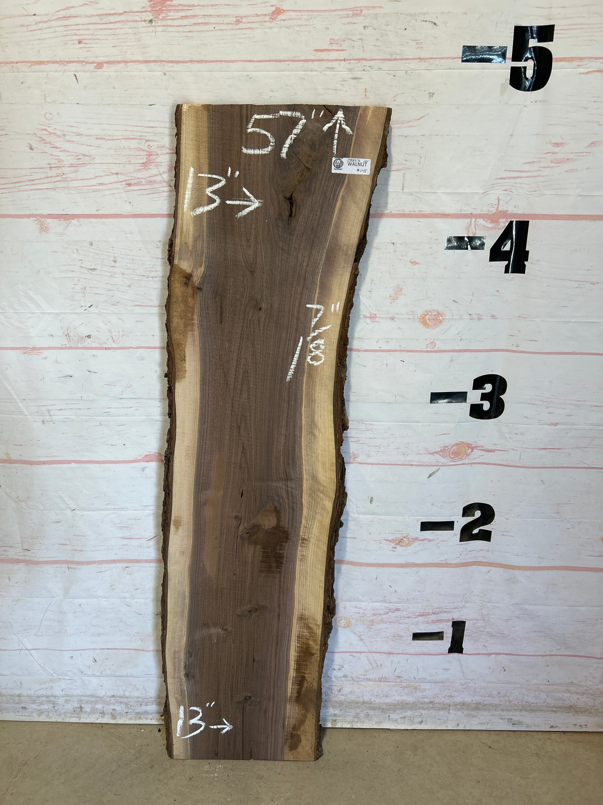 Live Edge Walnut Sku#28893G-10