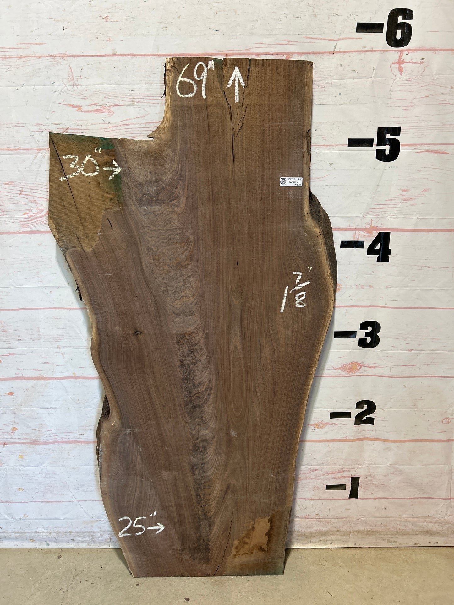 Live Edge Walnut Sku#27922-27