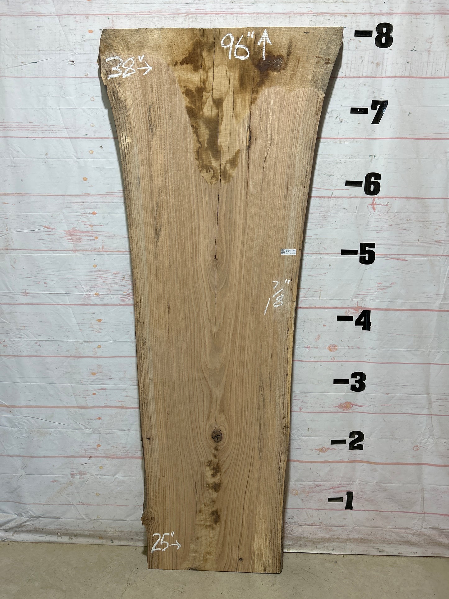 Live Edge Red Oak Sku#28201-43