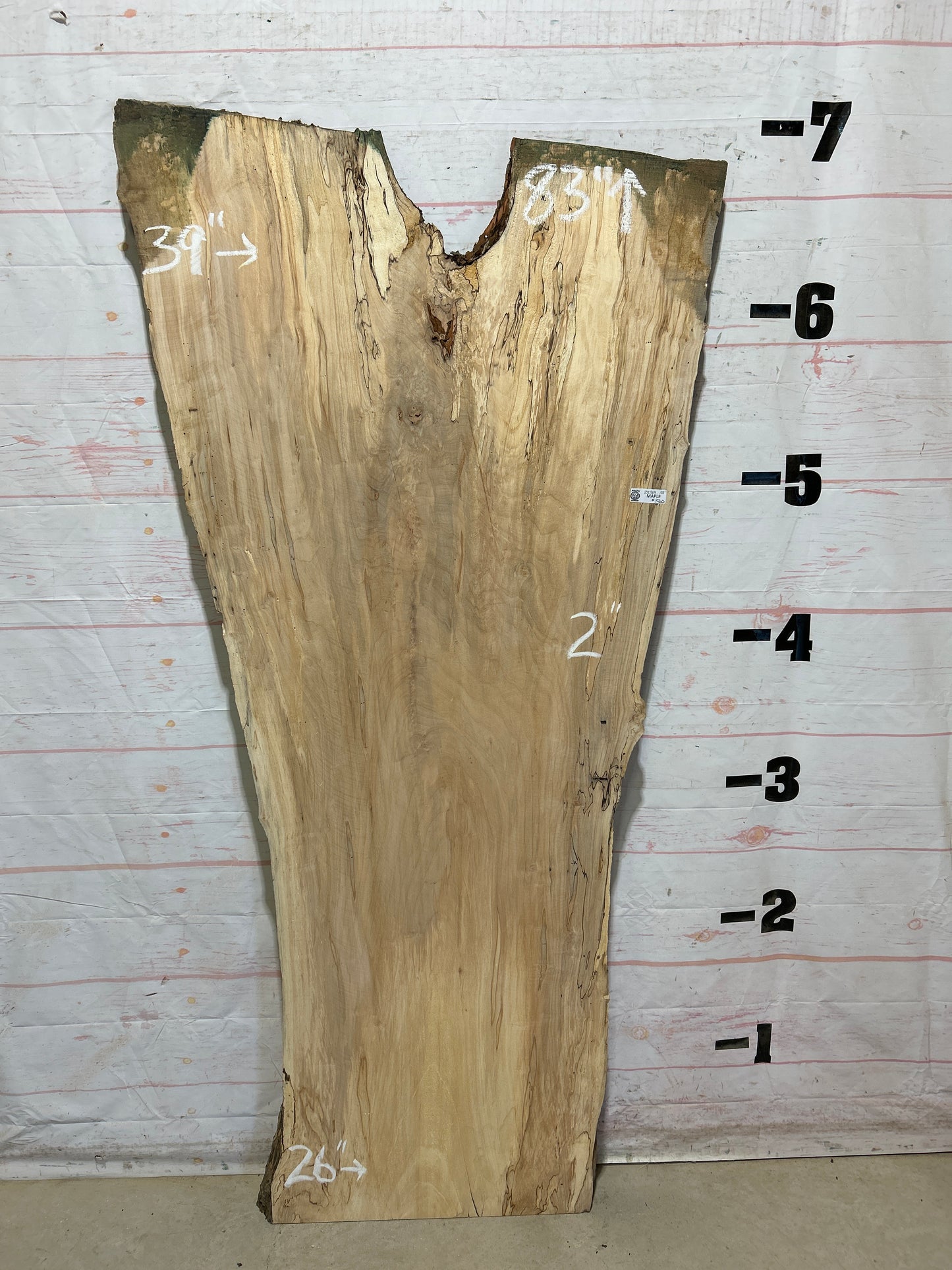 Live Edge Maple Sku#28318B-38