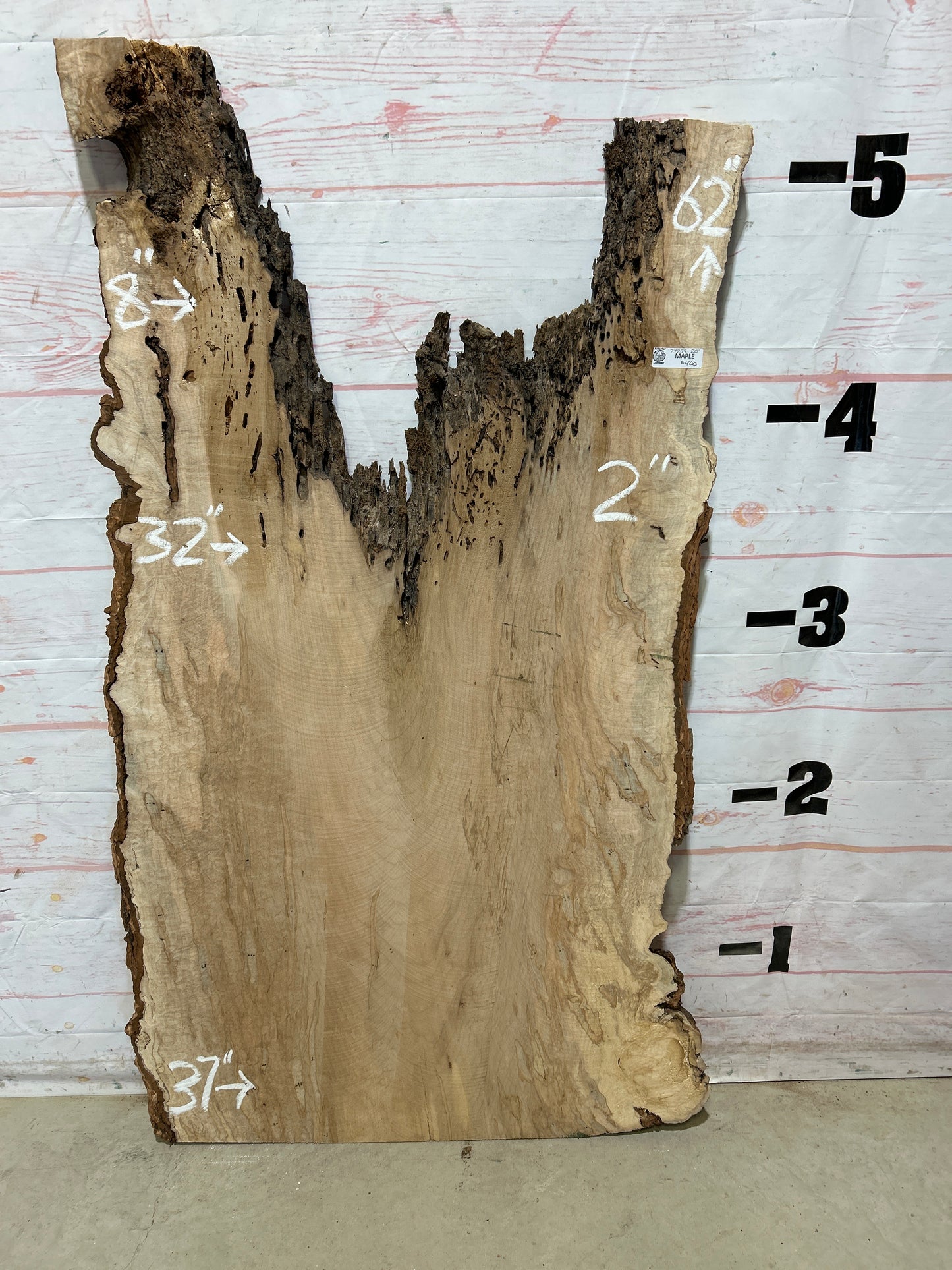 Live Edge Ambrosia Maple Sku#27259-20