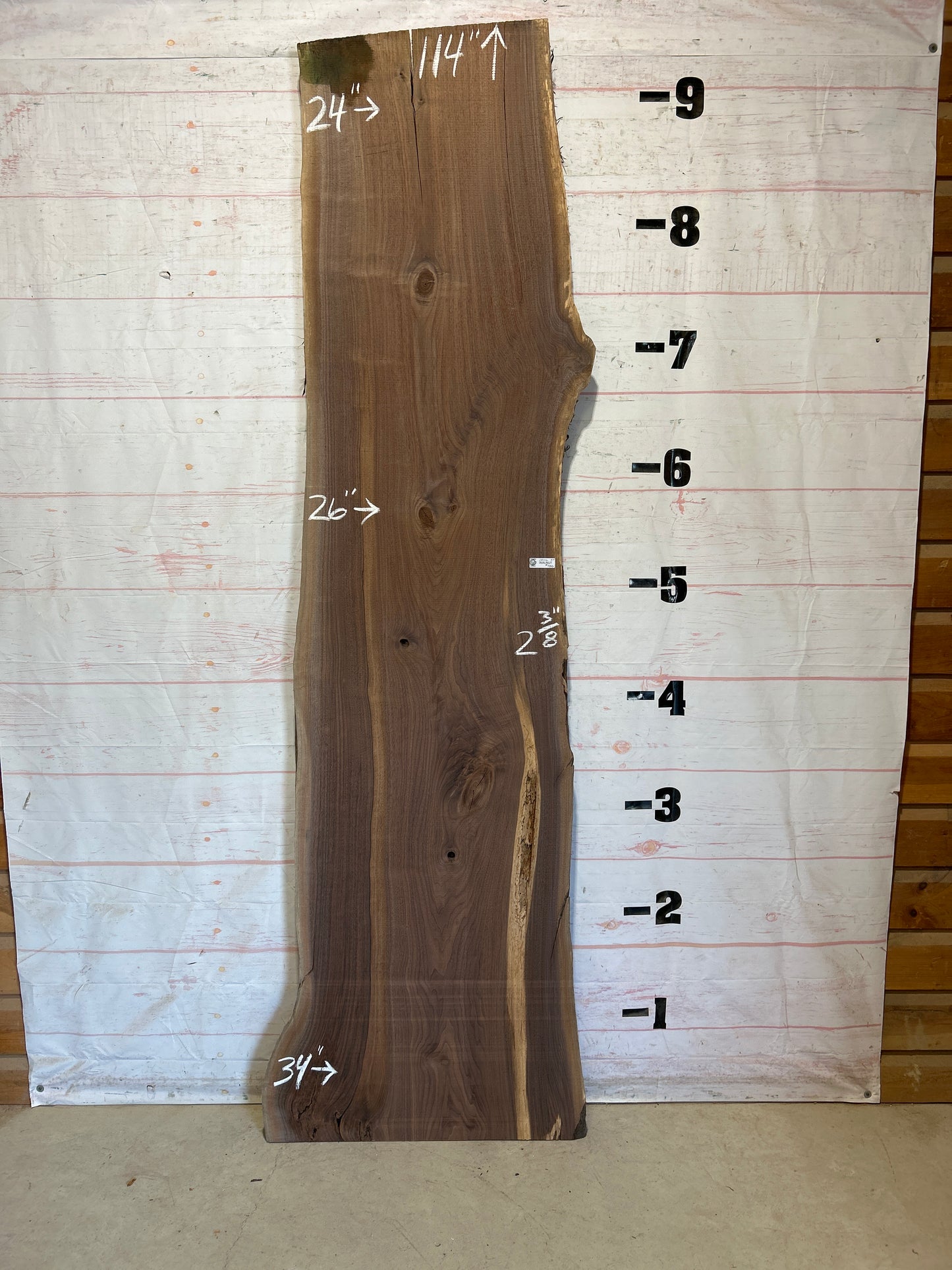Live Edge Walnut Sku#28416J-57
