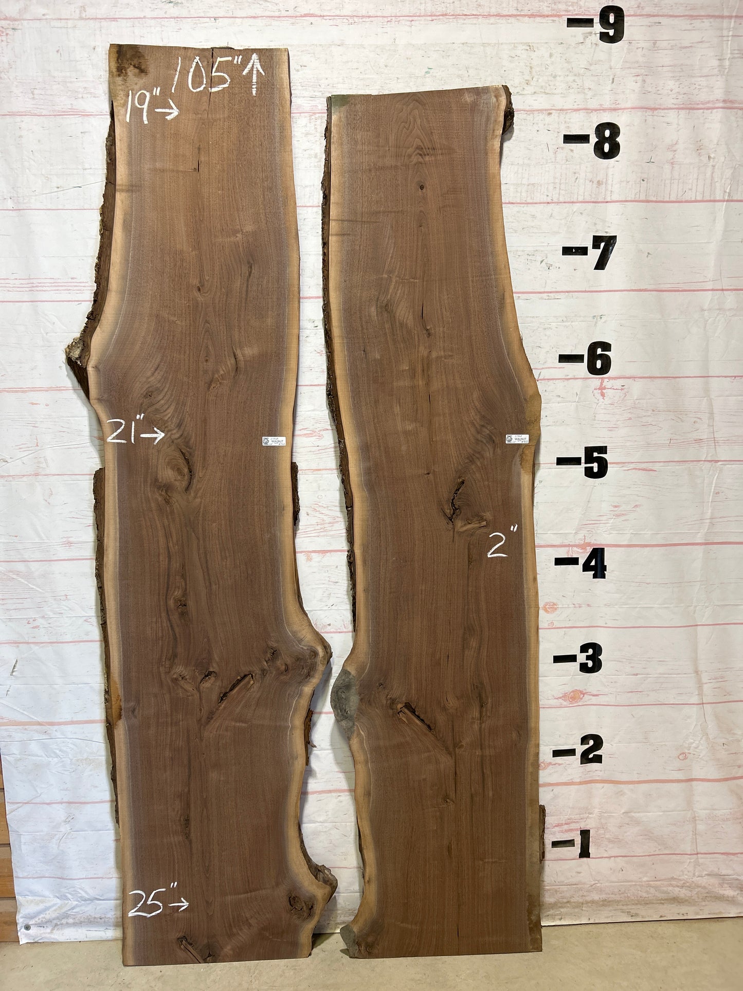 Live Edge Walnut Set Sku#27868K-64