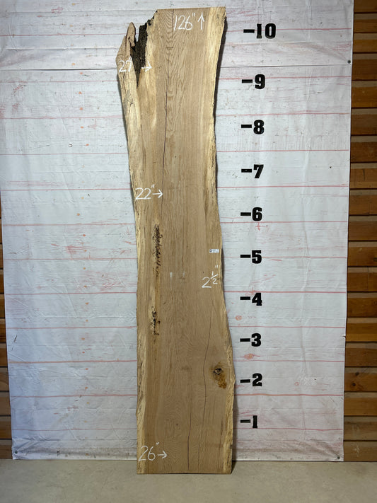 Live Edge White Oak Sku#27328-55