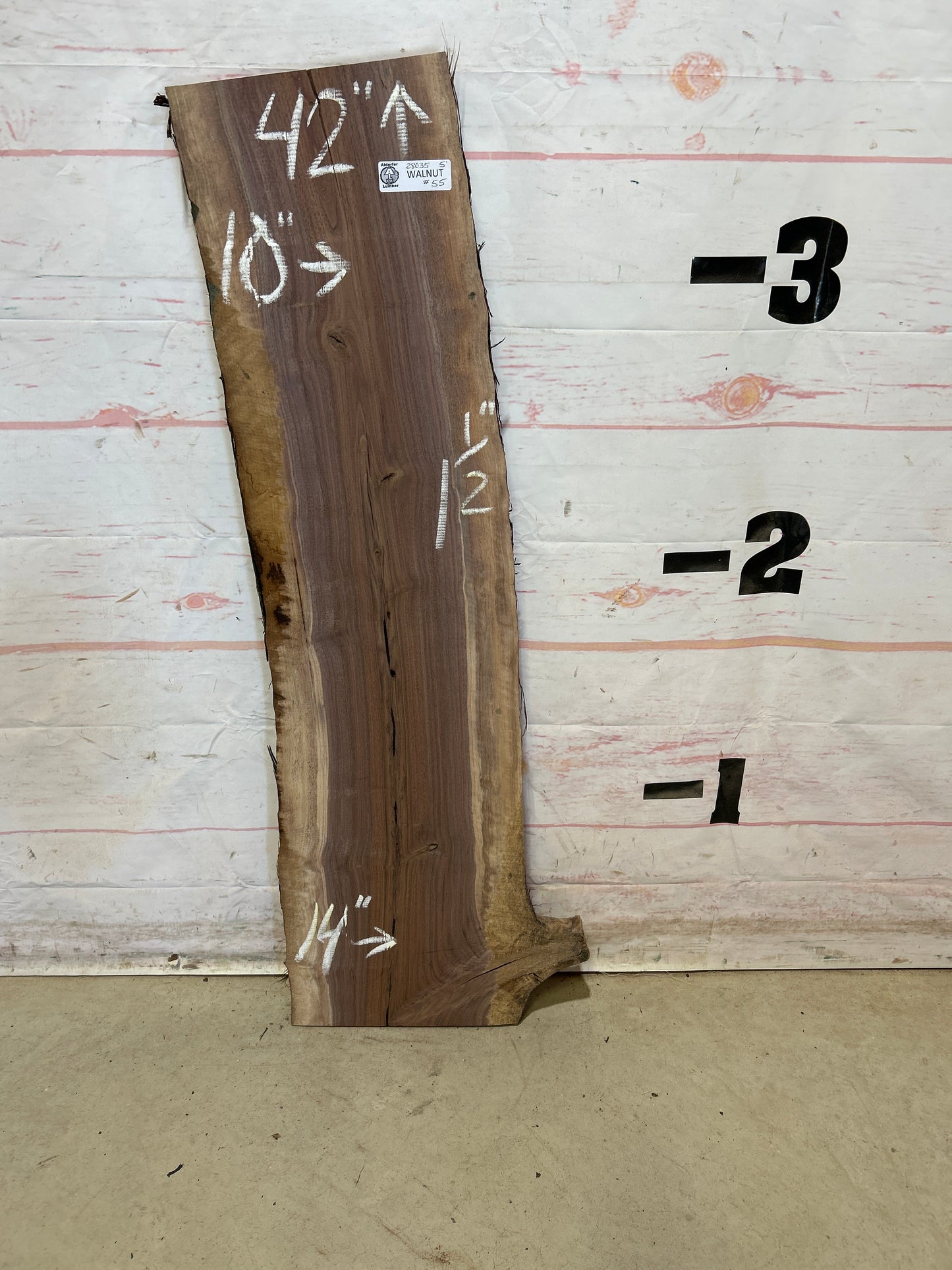Live Edge Walnut Sku#28035M-5