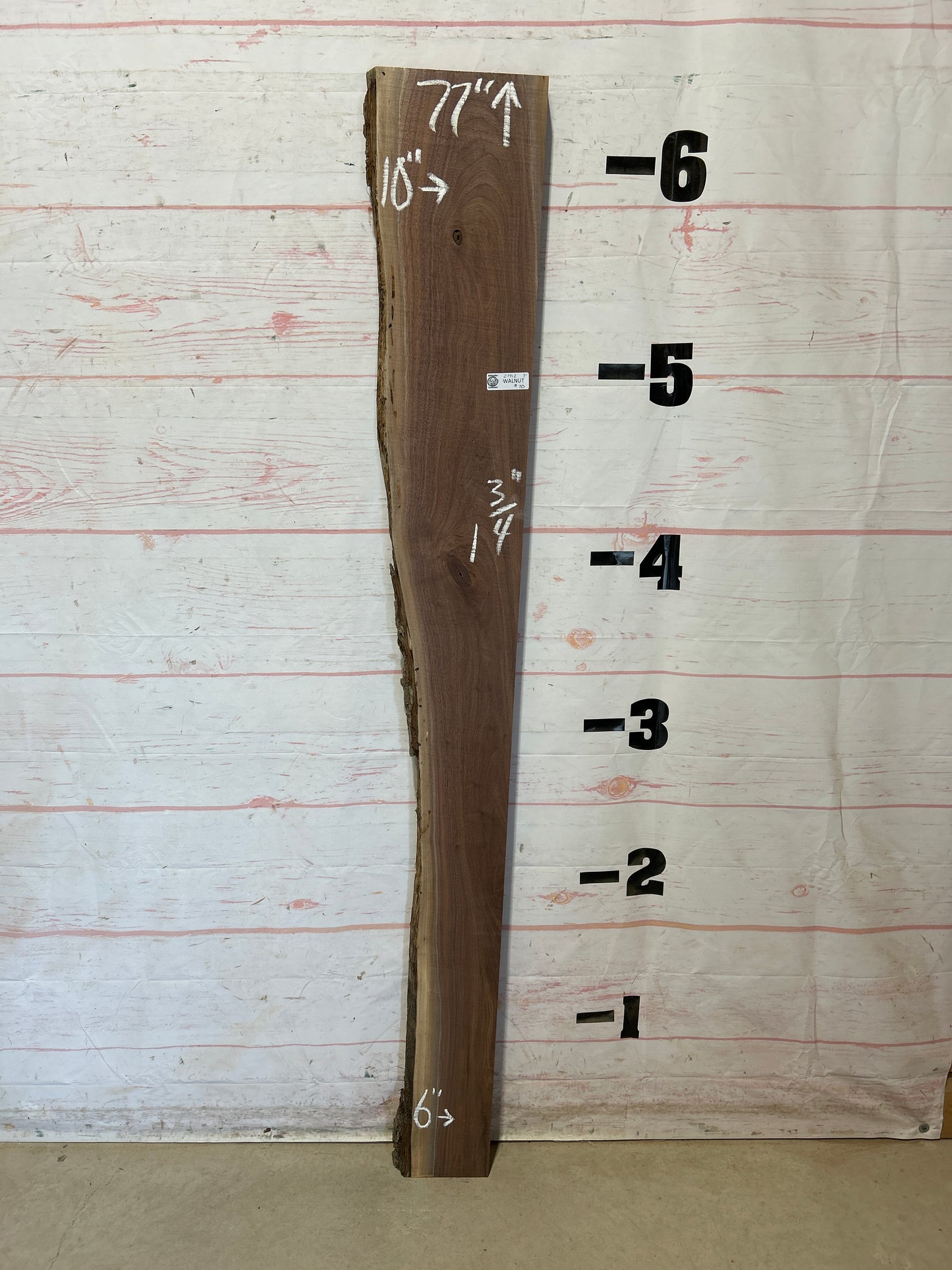 Live Edge Walnut Sku#27912C-7