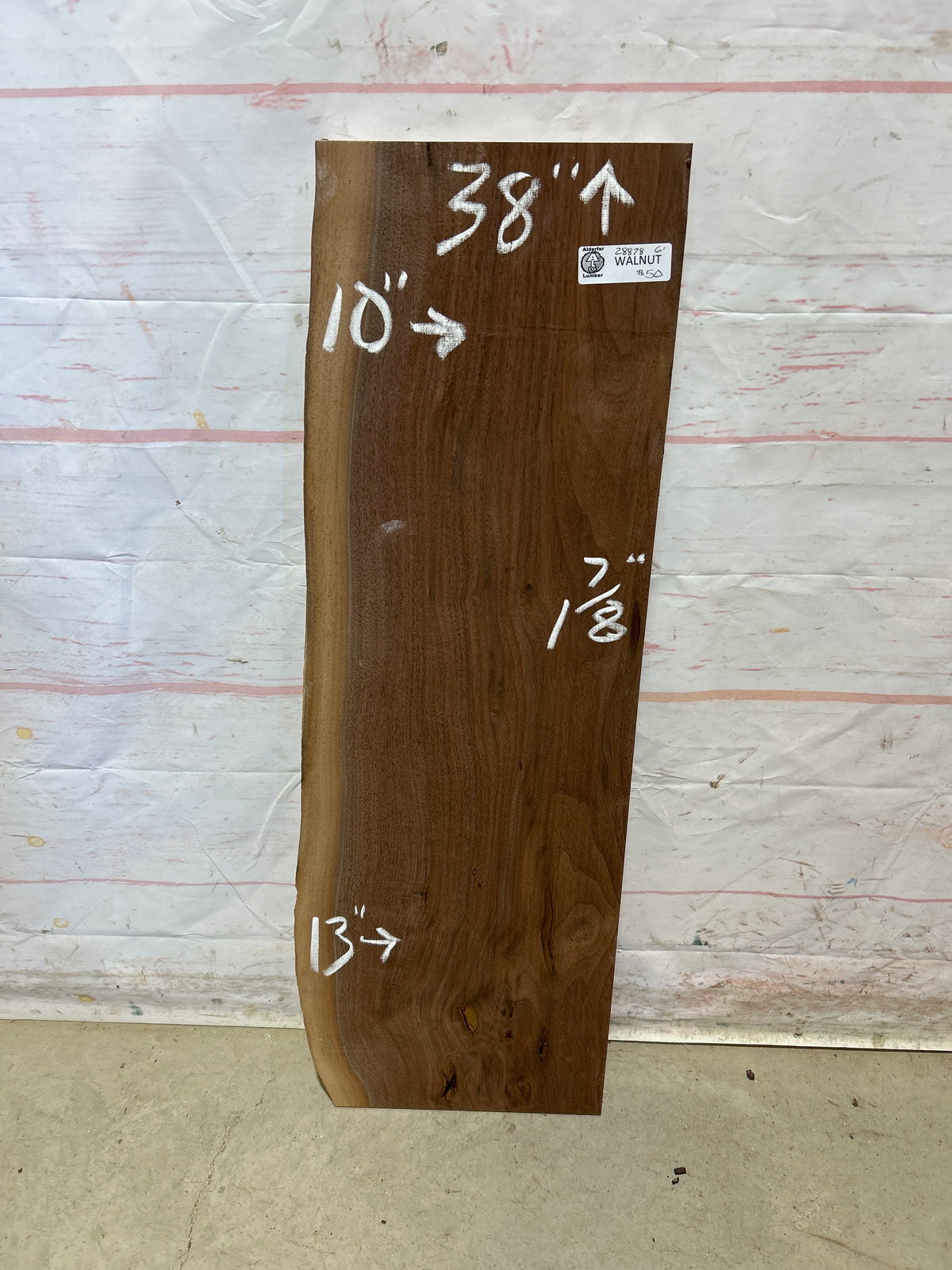 Live Edge Walnut Sku#28878M-6