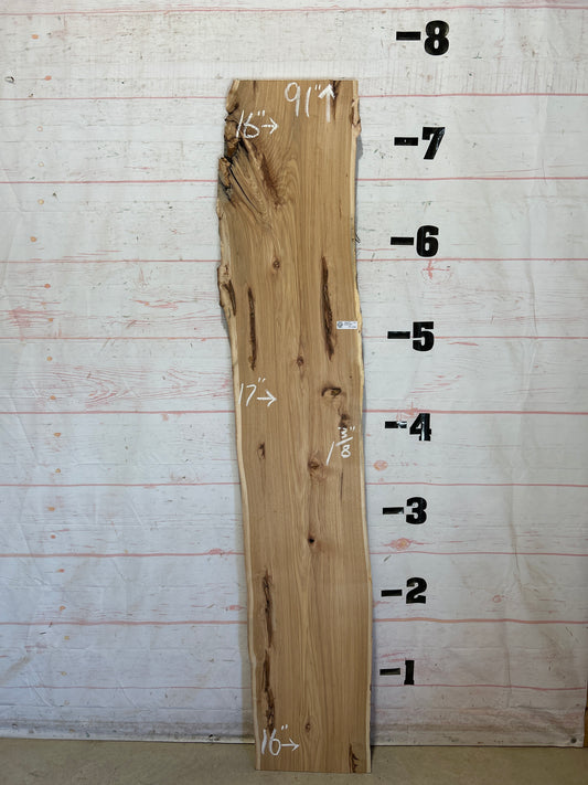 Live Edge Hickory Sku#28609-16